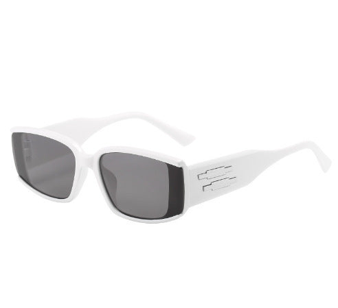 Damen futuristische Sonnenbrille mit schmalem Rahmen und hochwertigem UV-Schutz Karnz
