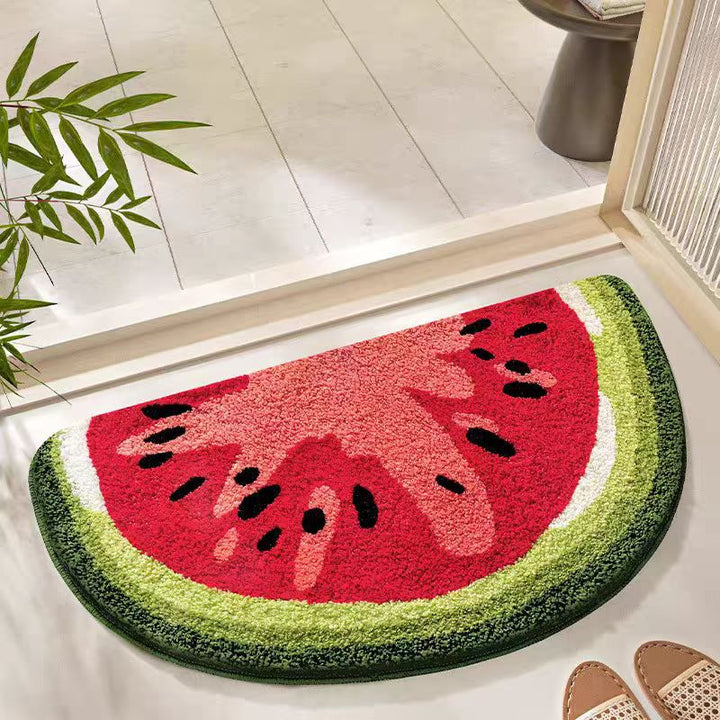 Wassermelonenförmige gemütliche Badematte Karnz