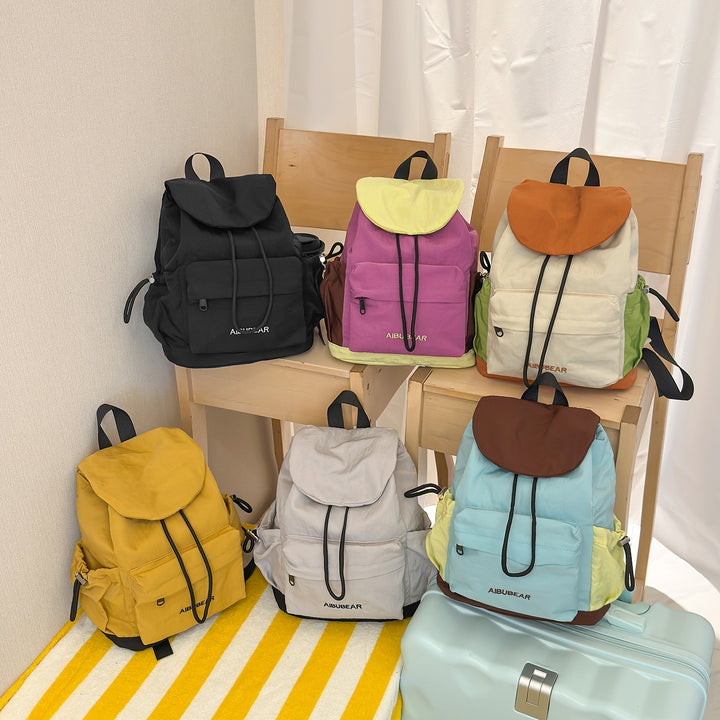 Multi-Taschen Stilvoller Rucksack mit Verstellbaren Trägern Karnz