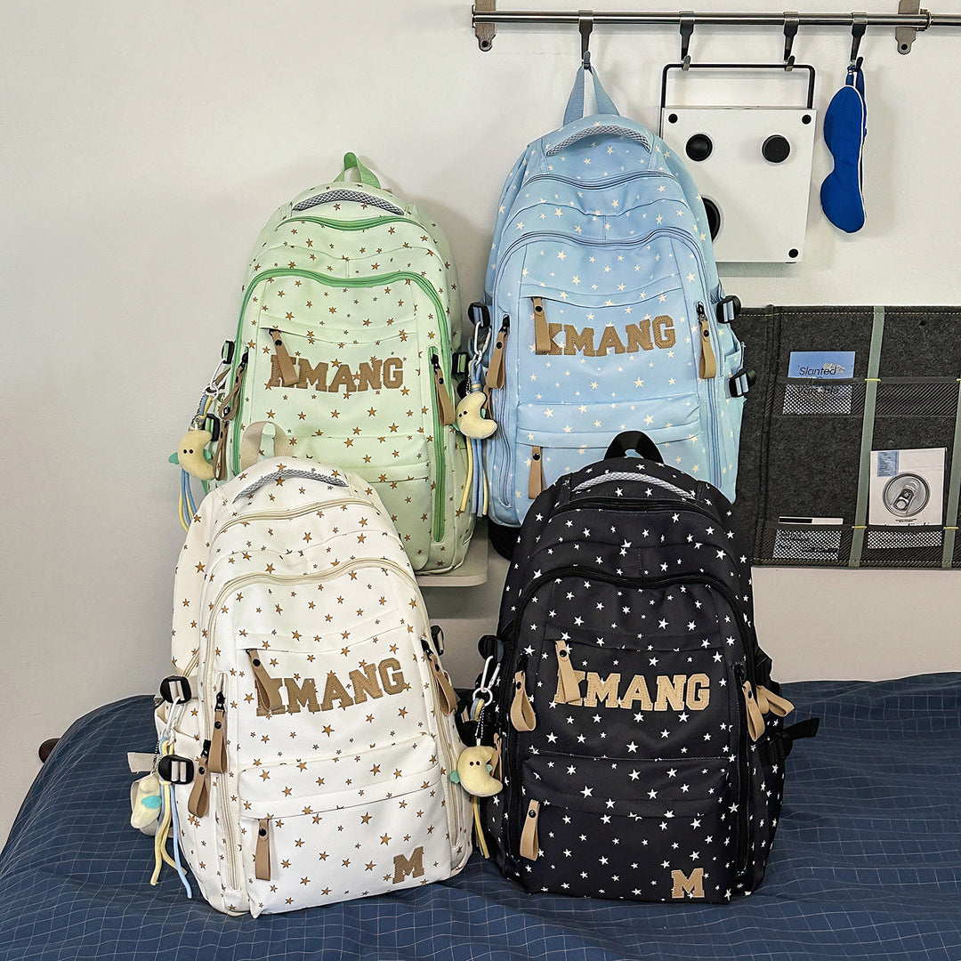 Trendiger Sternmuster-Rucksack Karnz