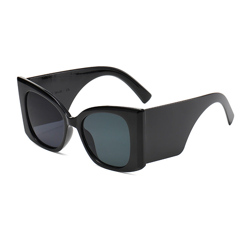 Damen modische oversized Sonnenbrille mit glamourösem Design Karnz