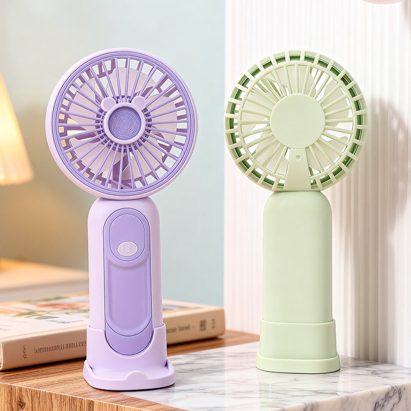 Damen Handventilator mit integriertem USB-Anschluss und süßem Tierdesign Karnz