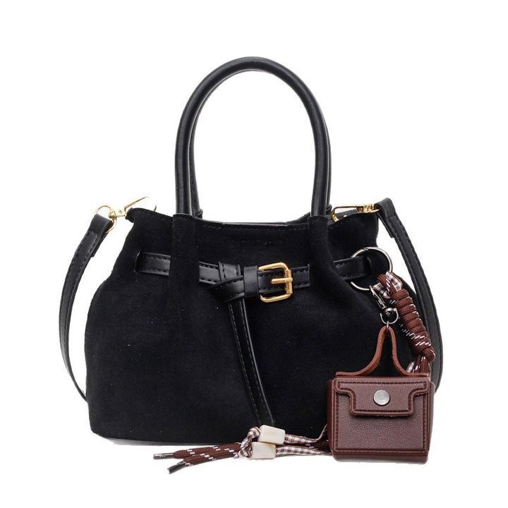 Elegante Wildleder Handtasche Karnz