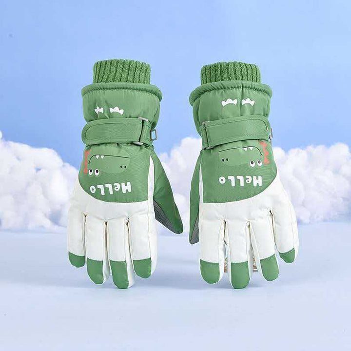 Kinder Fun Dinosaurier-Themen Schnee Handschuhe Karnz