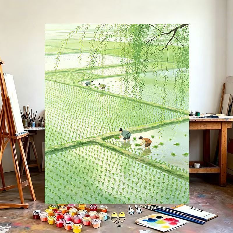 Reisefeld Landschaft Leinwandkunst Karnz