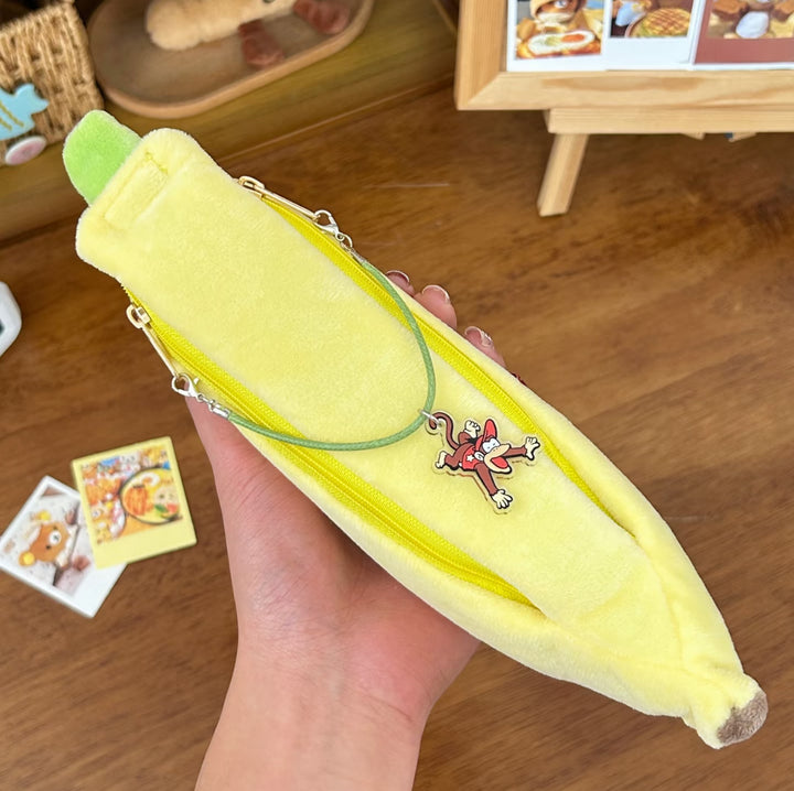 Niedliches Plüsch-Bananen-Stiftetui