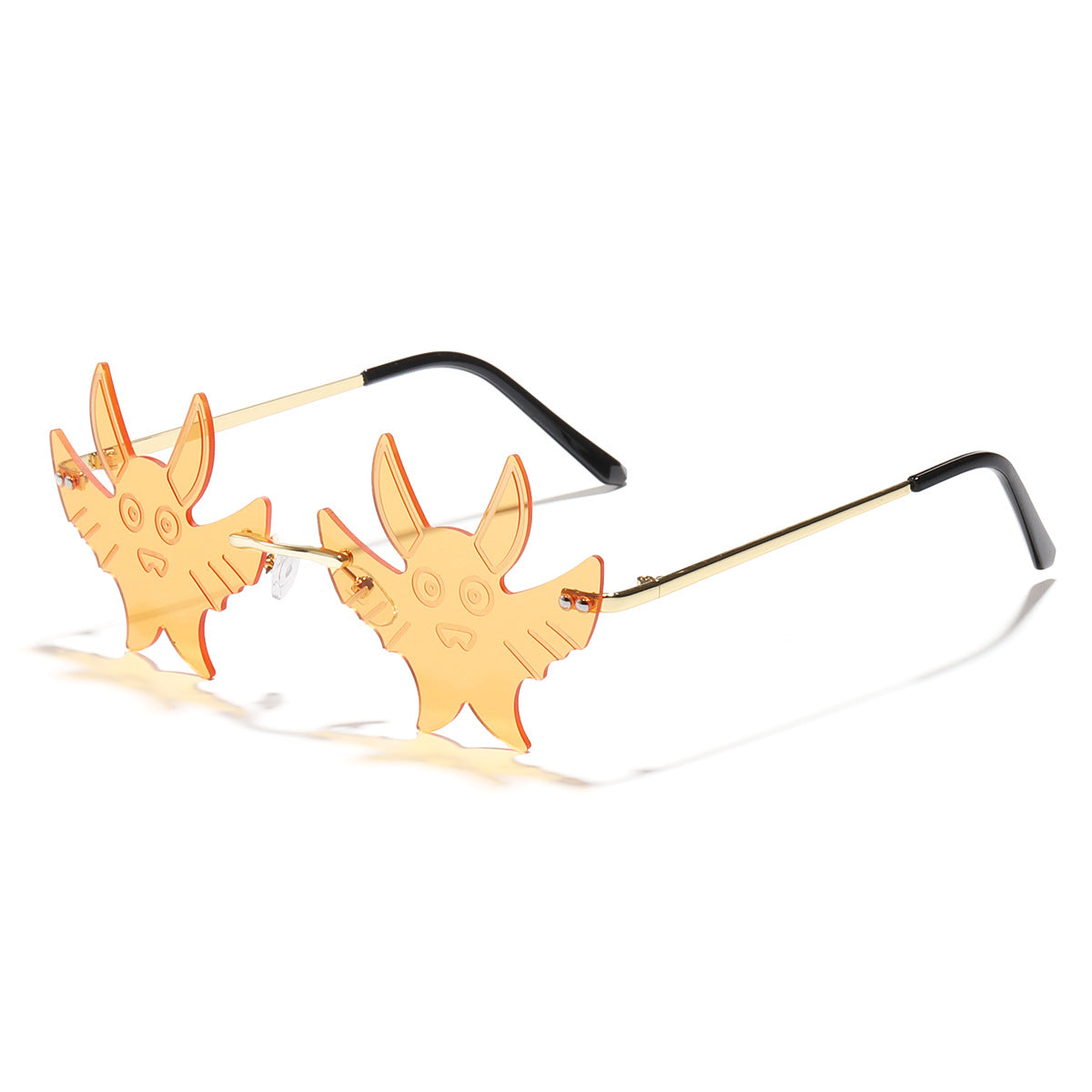 Damen ausgefallene Sonnenbrille mit tierischem Design Karnz