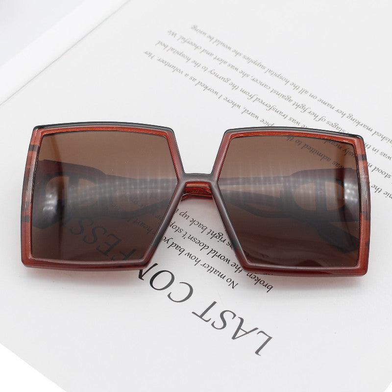 Damen quadratische Sonnenbrille mit luxuriösem Rahmen Karnz