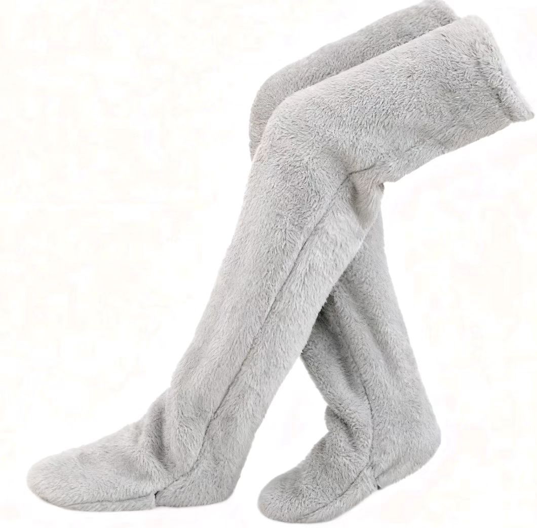 Damen Kuschelige Beinwärmer aus hochwertigem Fleece Karnz