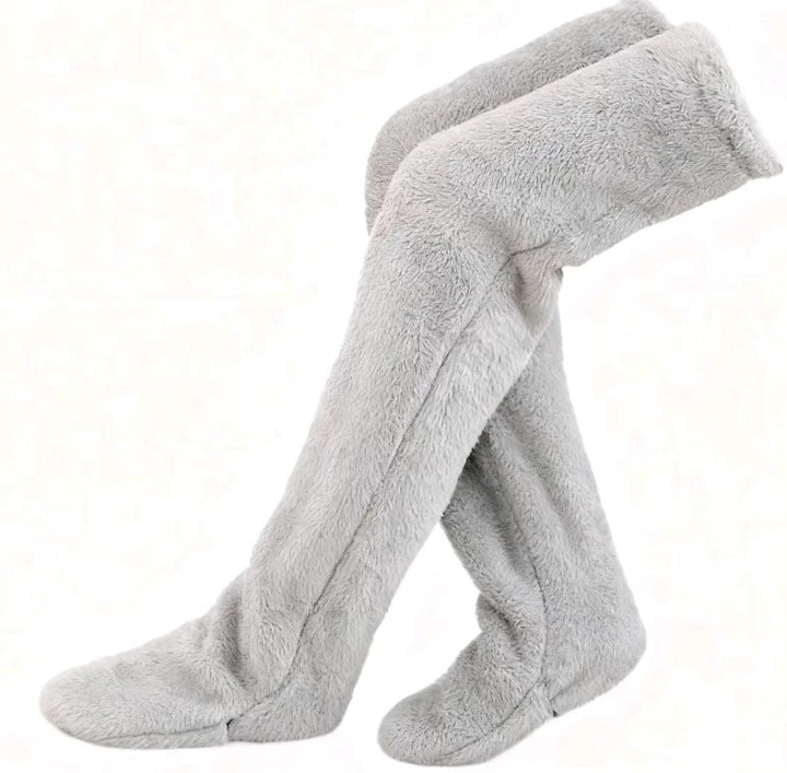 Damen Kuschelige Beinwärmer aus hochwertigem Fleece Karnz