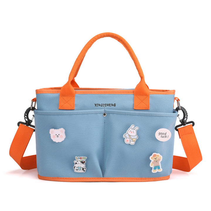 Multi-Taschen Blumenmuster Tote Bag Karnz