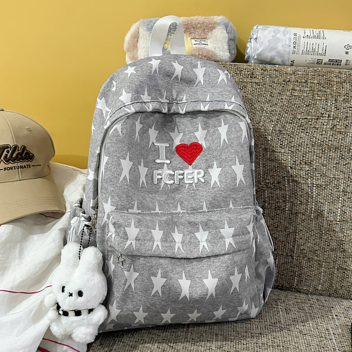 Lässiger Rucksack mit Sternmuster Karnz