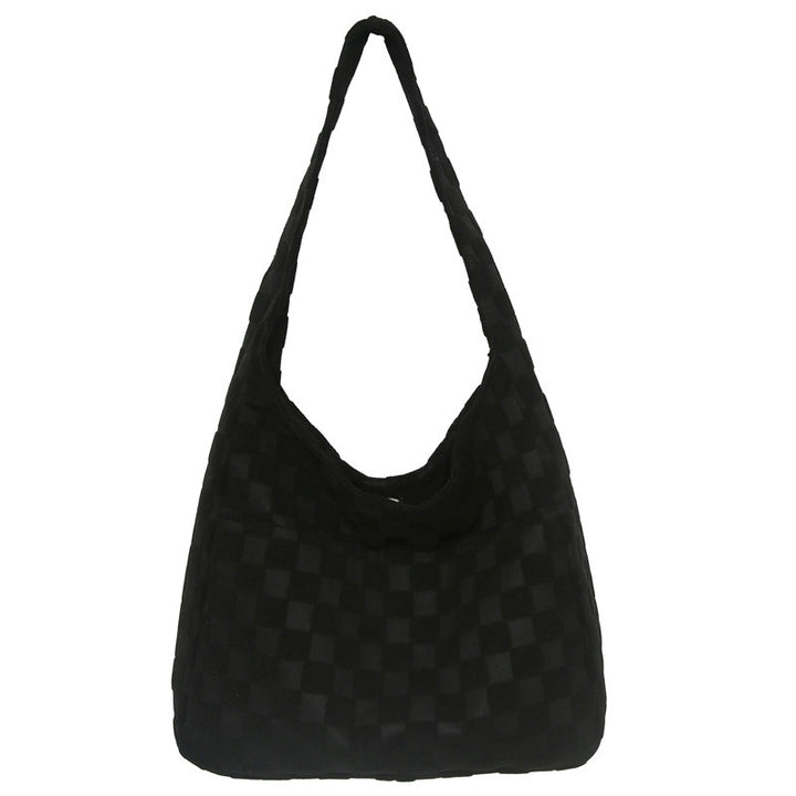Stylische karos-muster hobo-tasche