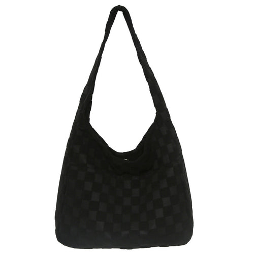 Stylische karos-muster hobo-tasche