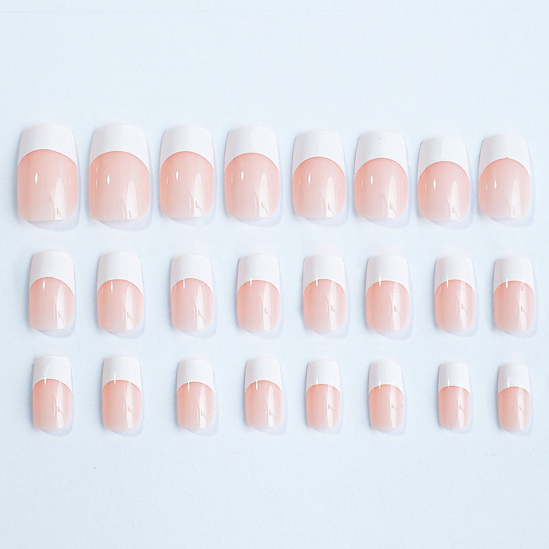 French Tip Press-On Nail Set Karnz