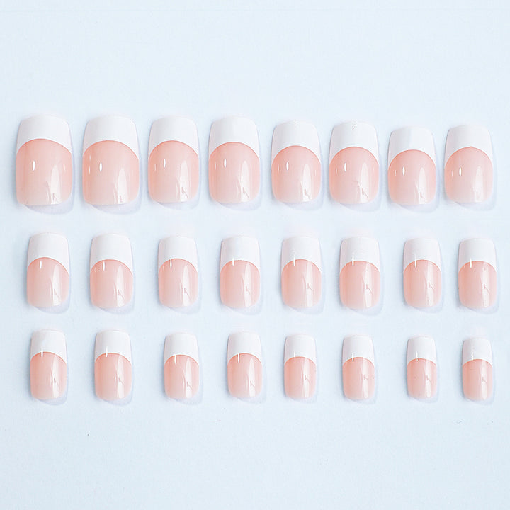 French Tip Press-On Nail Set Karnz