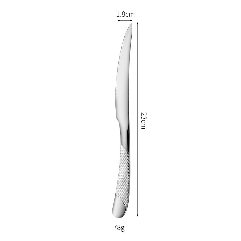Feines und Elegantes Tafelmesser mit Rutschfestem Griff Karnz