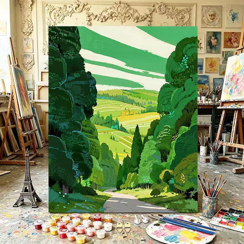 Szenische Natur Landschaft Leinwandkunst Karnz