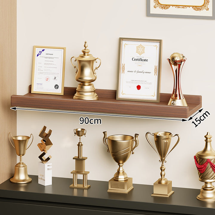 Wandmontierte Schwimmende Display-Regal Lackiertes Hochglanz-MDF