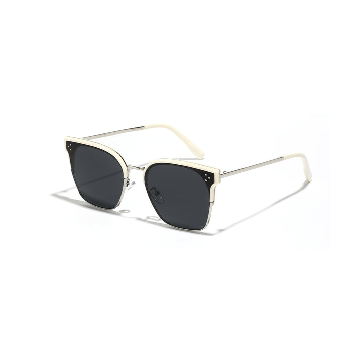 Damen modische Sonnenbrille mit markantem Design und kontrastreichem Rahmen Karnz