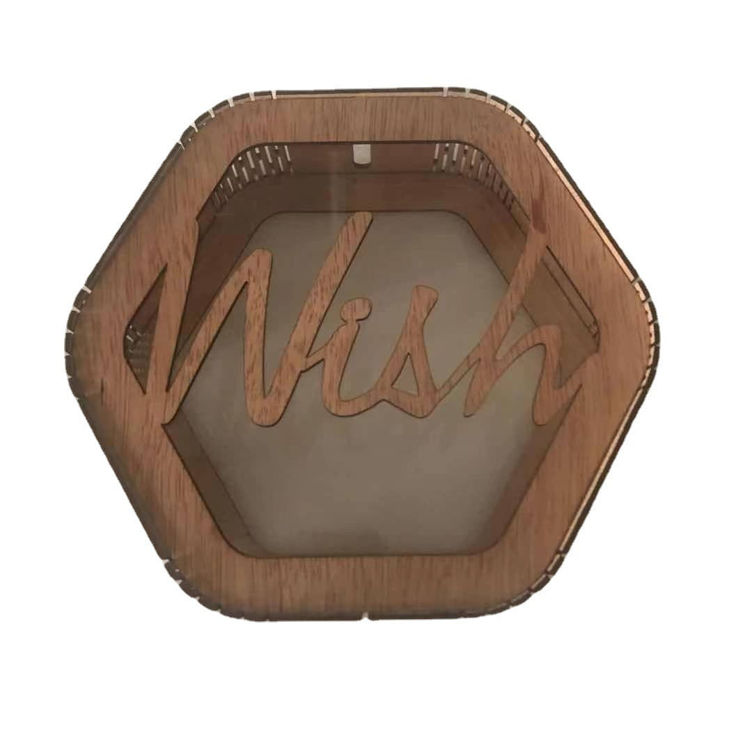 Dekorative hexagonale Wunschbox