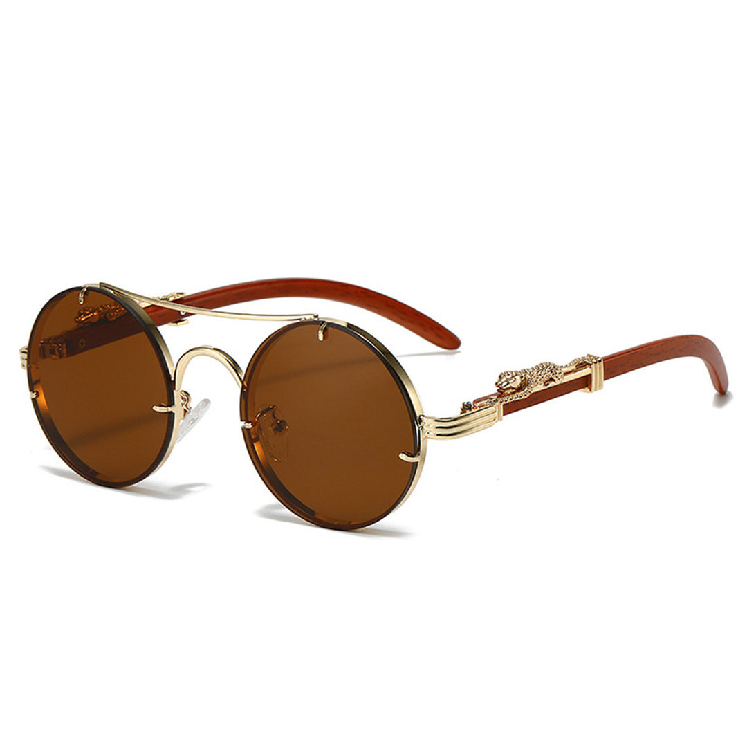 Damen elegante runde Brille Karnz