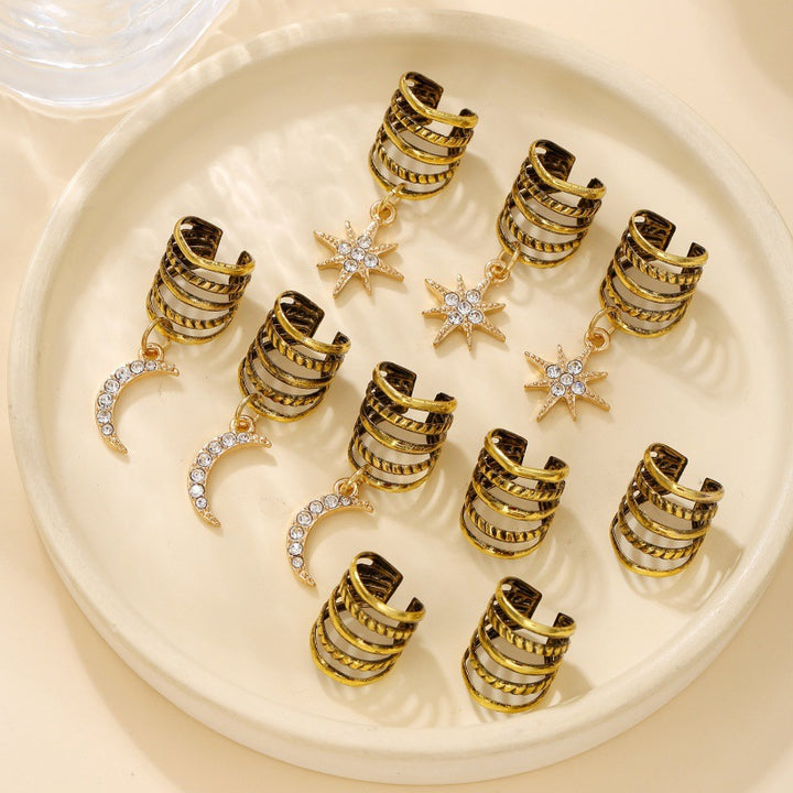 Stilvolle Haarclips mit Muschelmuster Karnz
