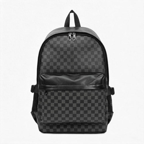 Trendiger Schachbrettmuster-Rucksack