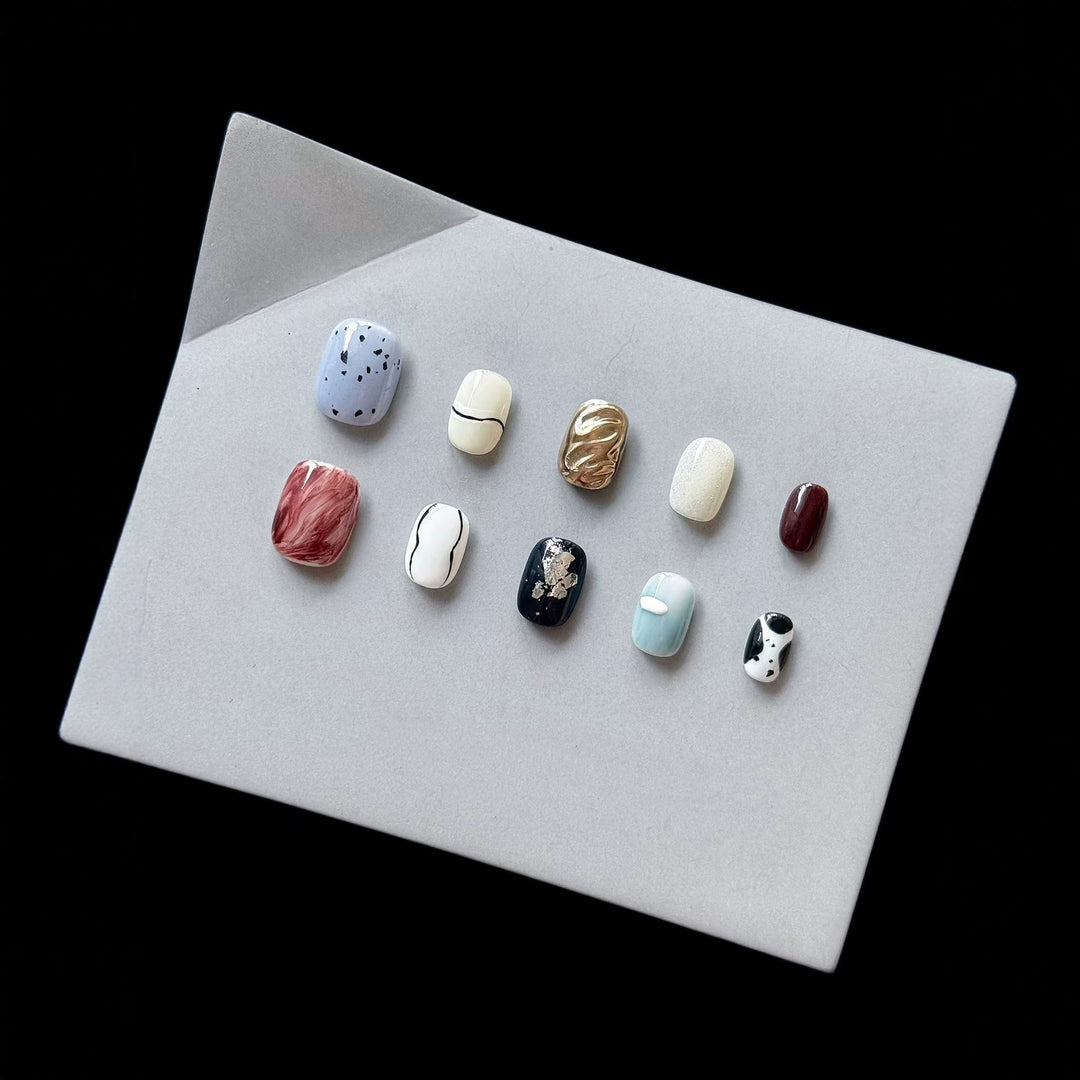 Elegantes Press-On-Nail-Art-Kit