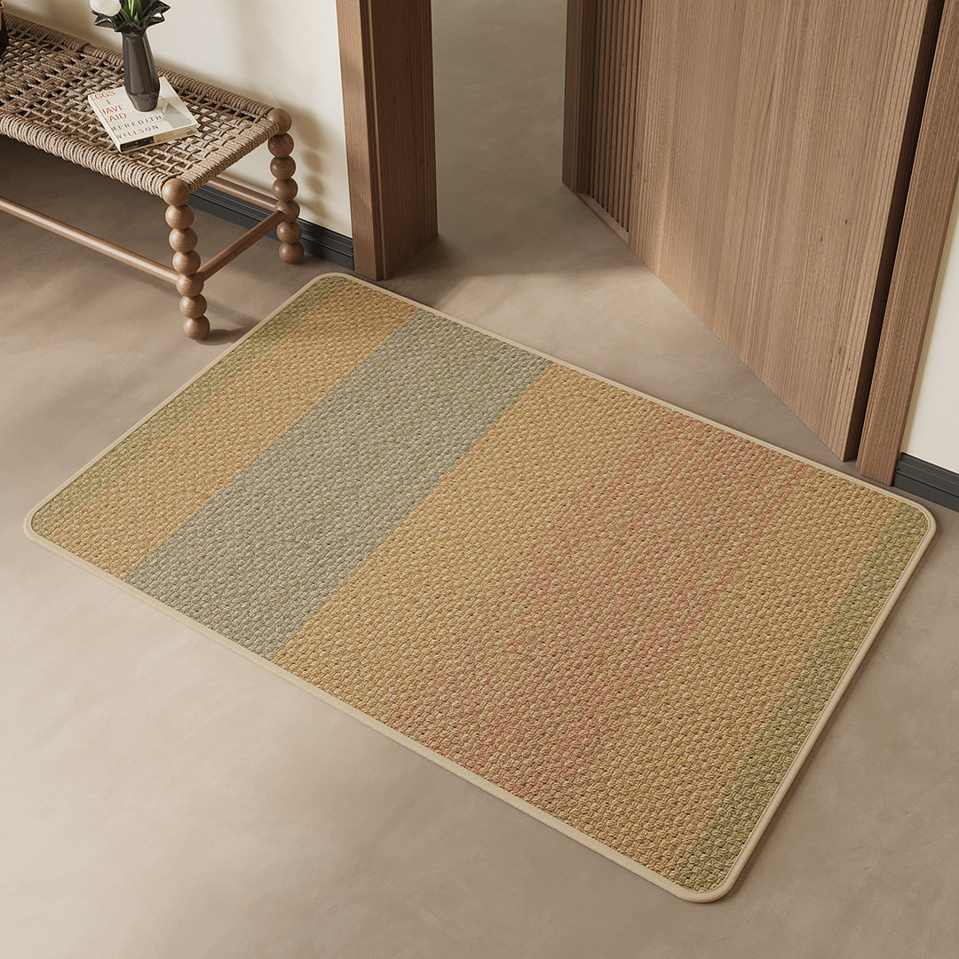 Natural Woven Low-Profile Entrance Door Mat