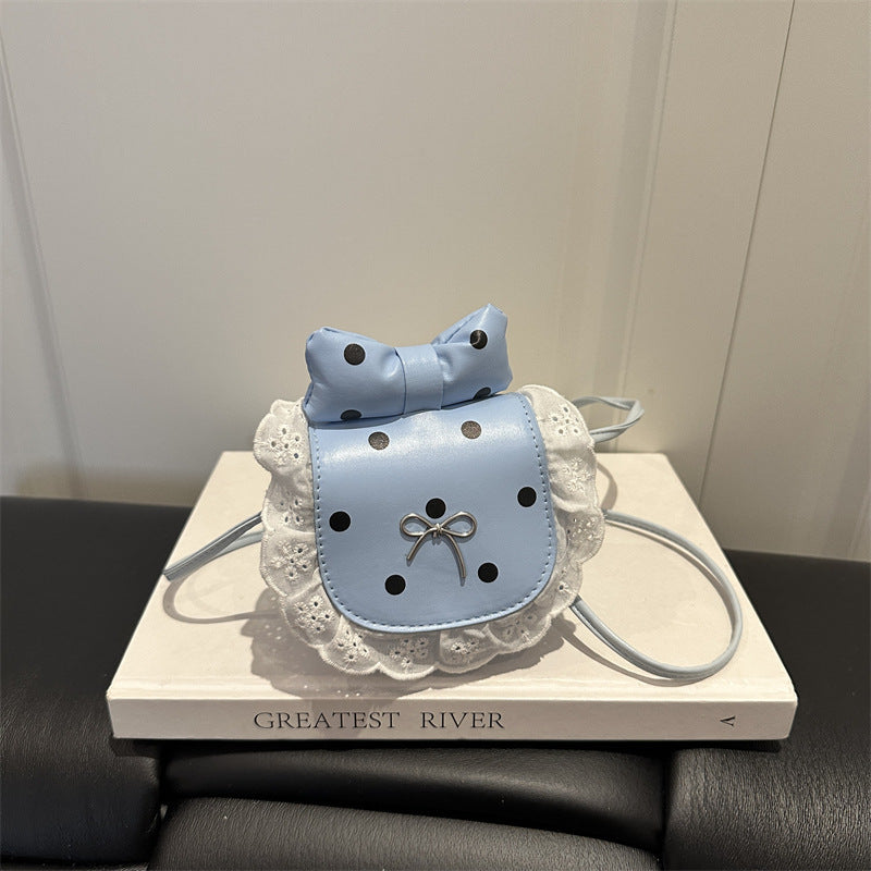 Verspielte Mini-Crossbody-Tasche mit Schleifenverzierung