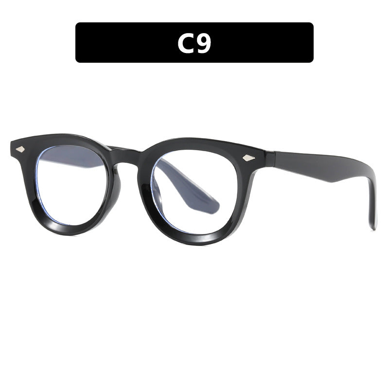 Damen modische Cat-Eye Sonnenbrille mit transparentem Rahmen Karnz
