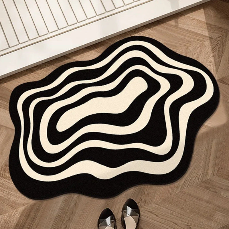 Abstraktes Design Teppich