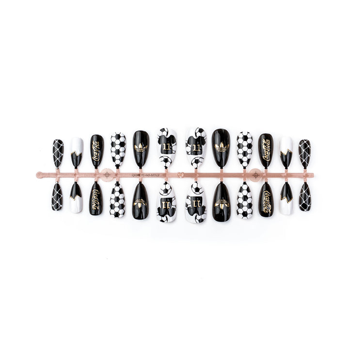 Sport-Themen Press-On Nail Art Set