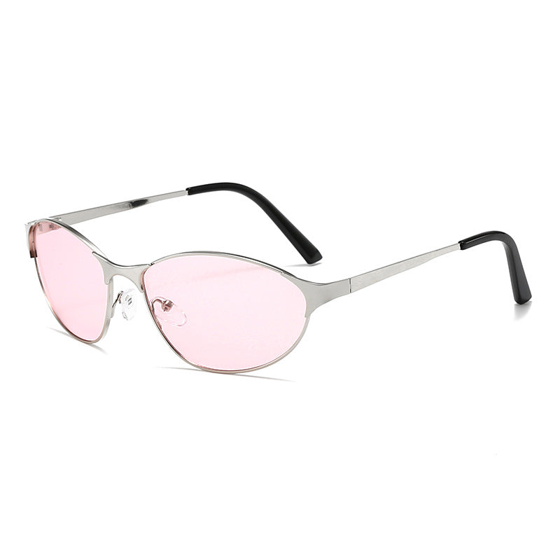 Modische Übergroße Oval Sonnenbrille