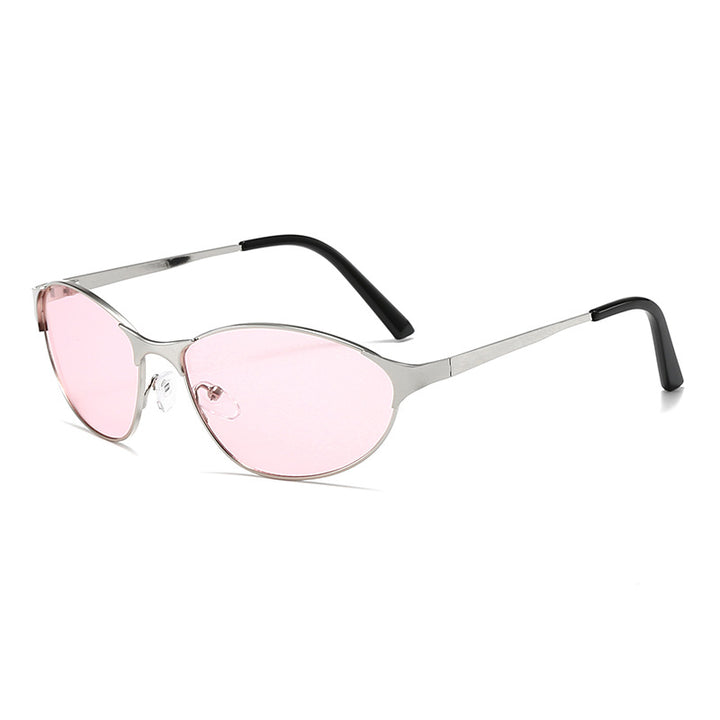 Modische Übergroße Oval Sonnenbrille