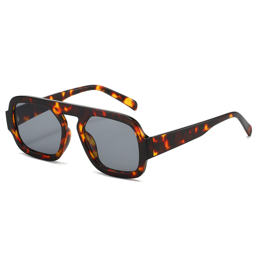 Oversized geometrische Linsen Sonnenbrille Karnz