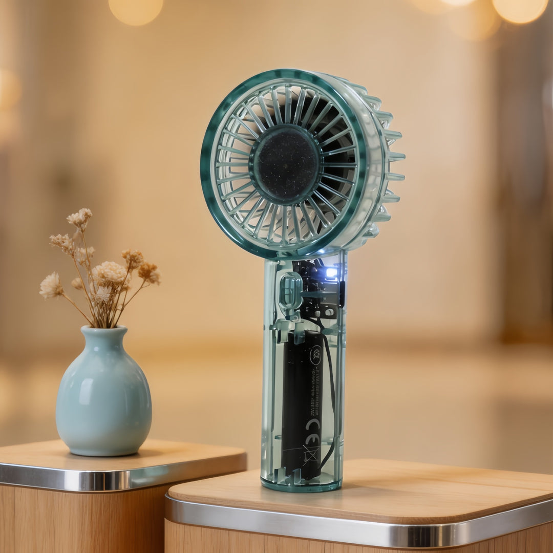Damen Tragbarer USB Handventilator mit leistungsstarker Akkutechnologie Karnz