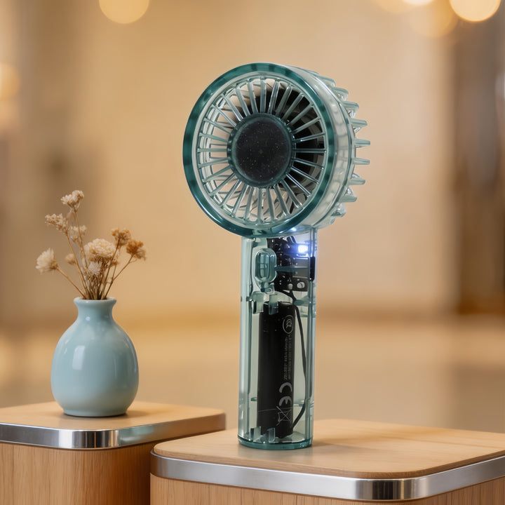 Damen Tragbarer USB Handventilator mit leistungsstarker Akkutechnologie Karnz