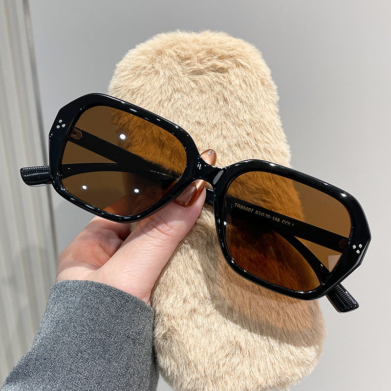 Damen modische Oversized Sonnenbrille Karnz