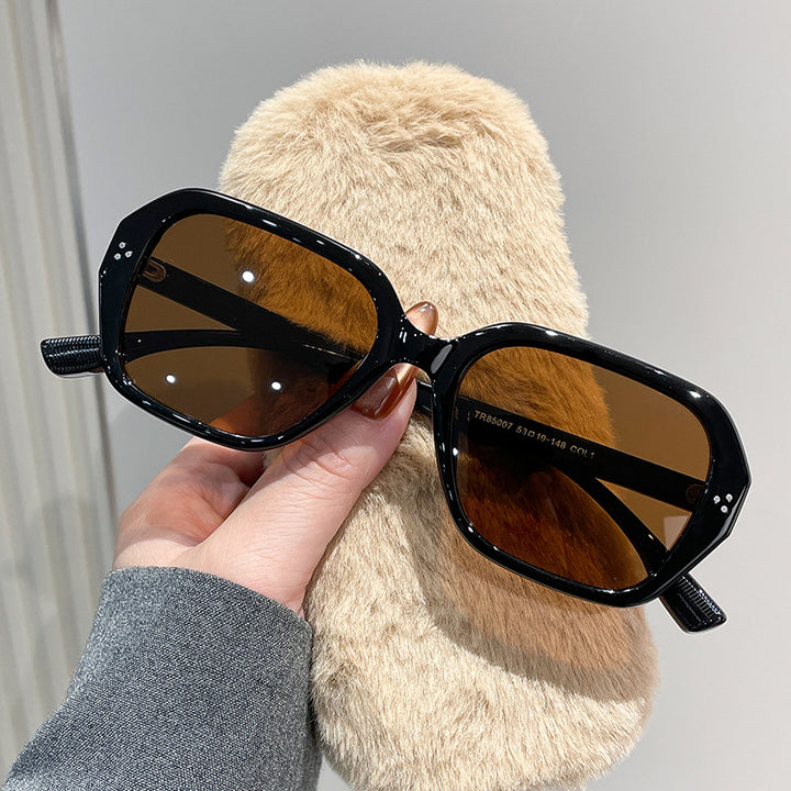 Damen modische Oversized Sonnenbrille Karnz