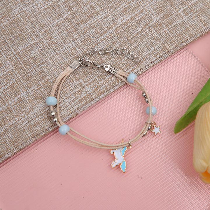 Elegante Einhorn Charm Armband Karnz