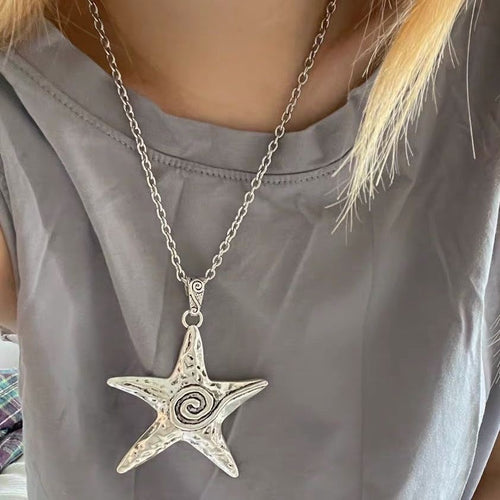 Statement Star Anhängerhalskette Karnz