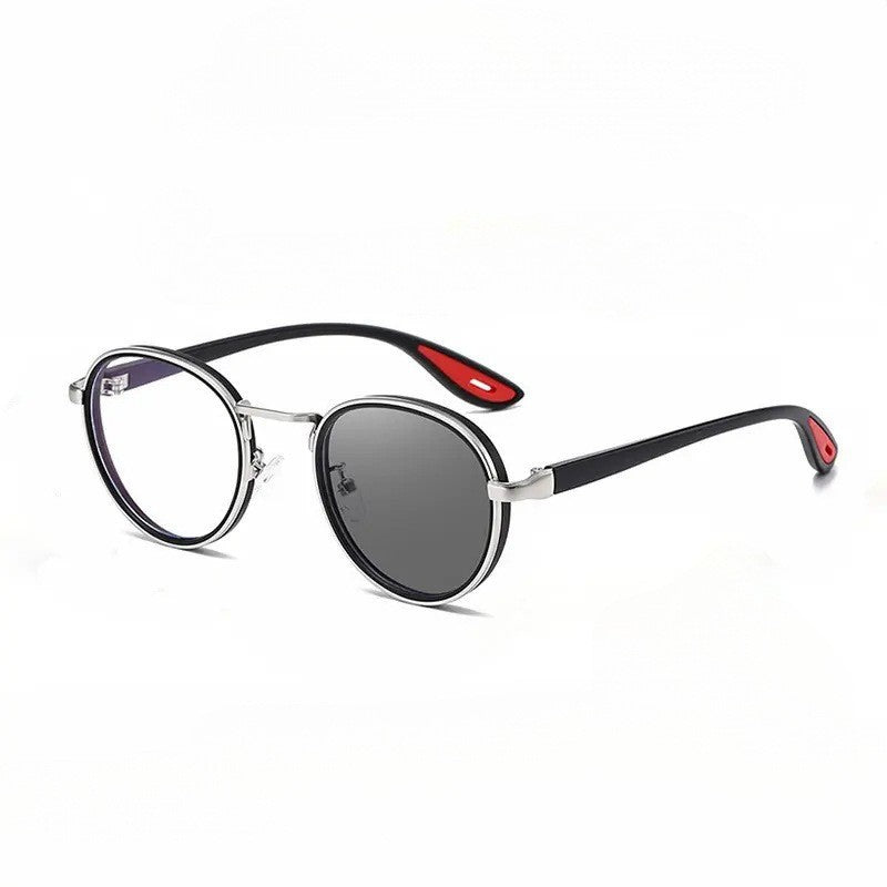 Moderne Runde Rahmen Sonnenbrille Karnz