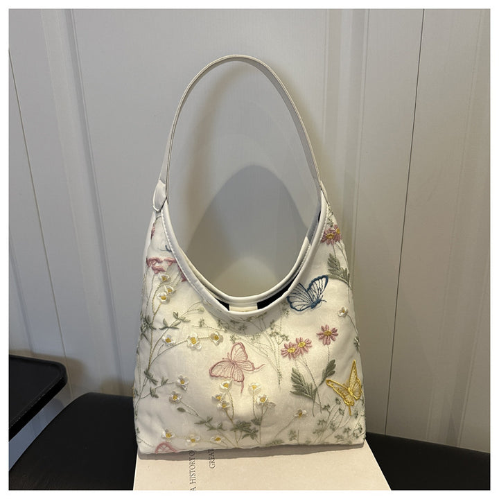 Elegante Schmetterlings-verzierte Schultertasche