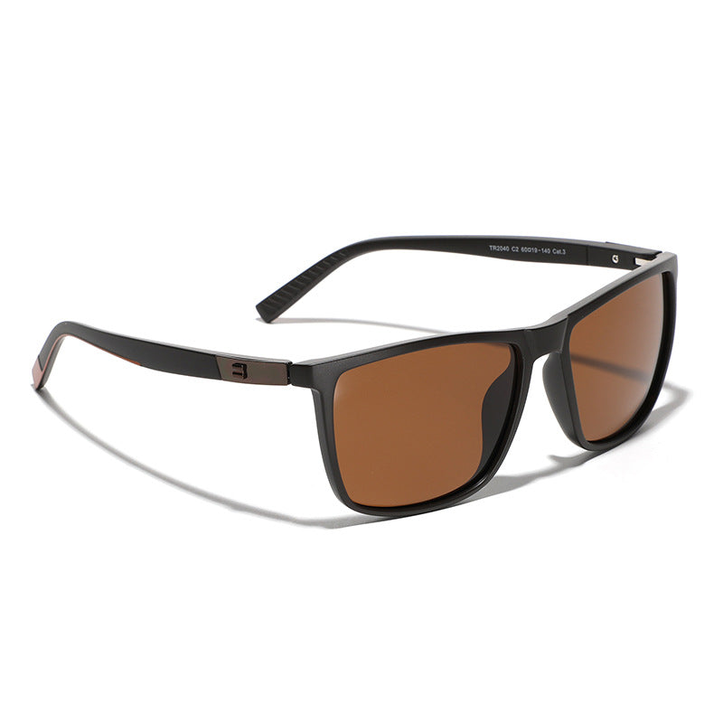 Damen sportliche Sonnenbrille mit polarisierenden Gläsern und flexiblem Gestell Karnz