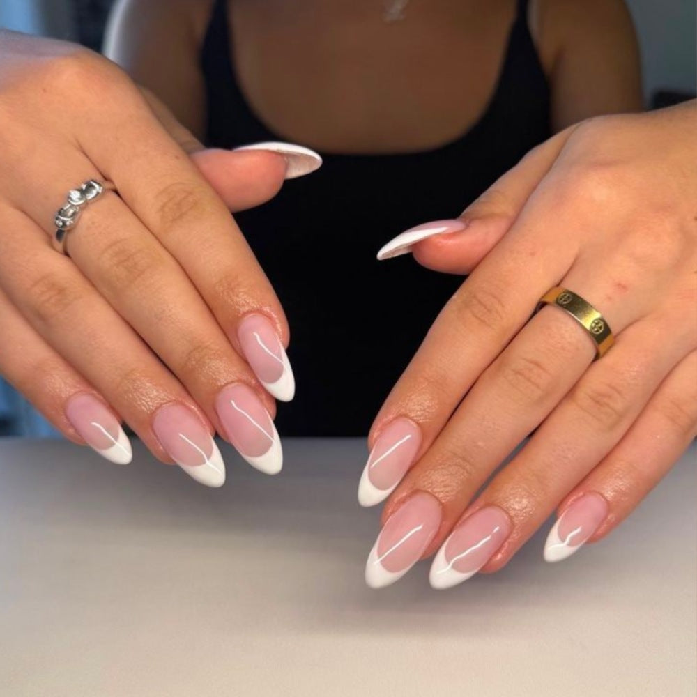 Floral Design Stiletto Press-On Nägel