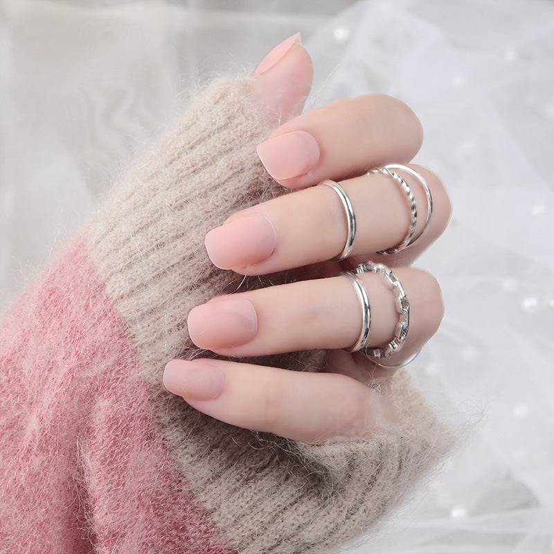 Matte Press-On Nagelset Karnz