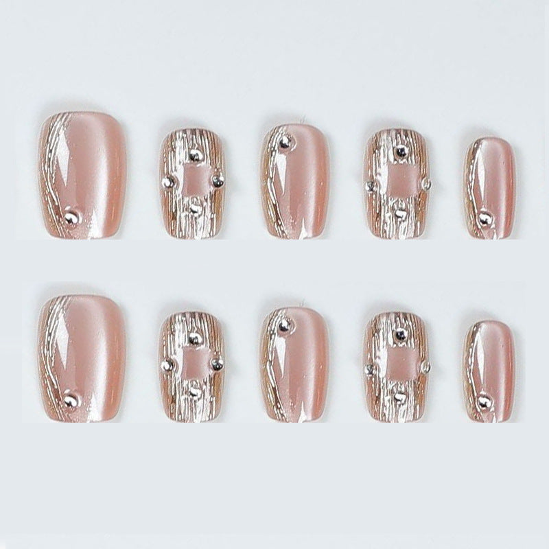 Elegante Press-On Nagelkunst Erweiterungen Karnz