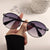 Damen modische glamouröse Sonnenbrille Karnz